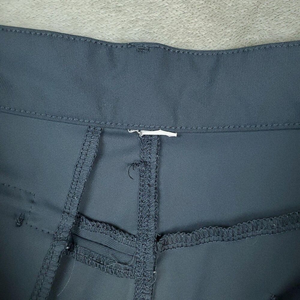 Fabletics Pants Mens 34x30 Gray Slim Fit Stretch Tapered Khaki Zip Pocket Casual - Picture 4 of 13